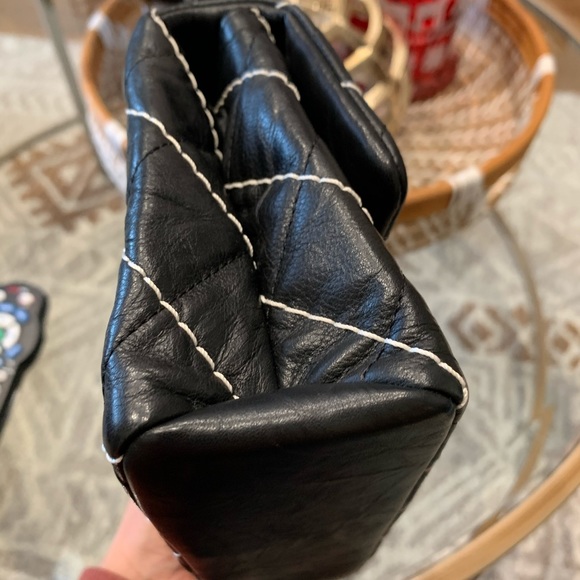 CHANEL Small Implicit Stitched Chevron Flap Bag - Picture 11 of 12